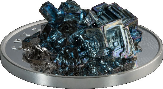 Thumbnail: CRYSTALIQUE - UNIQUE BY NATURE - 1oz .999 Silver Coin - 3000Francs Cameroon 2026