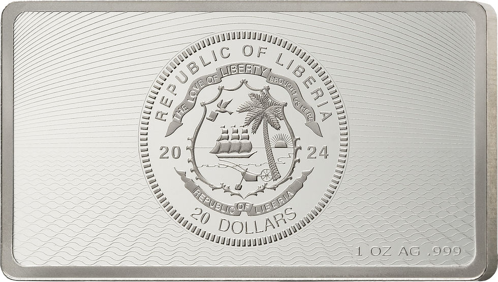 Thumbnail: Rock Crystal Himalaya Mt. Everest 1 oz Silver Coin $20 Liberia 2024