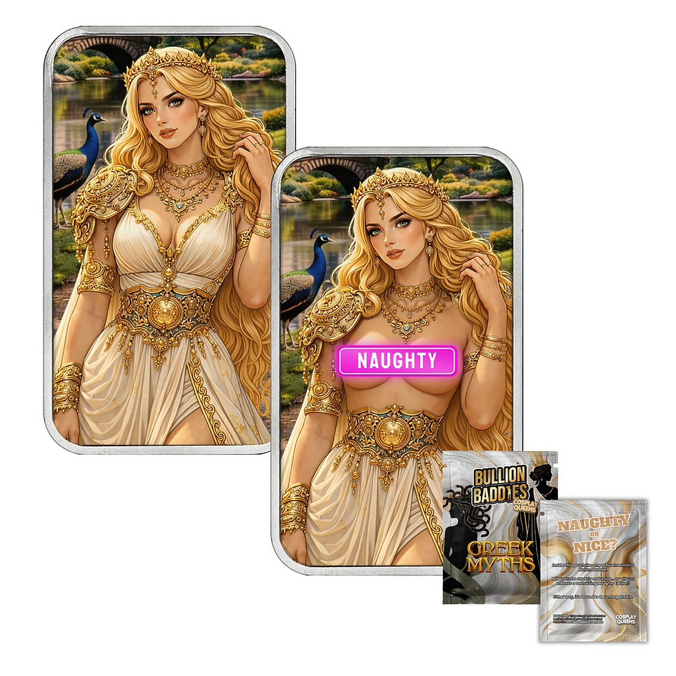 Miniaturbild: Bullion Baddies Greek Mythology Hera & Medusa Colorized 1 oz Silver Mystery Pack