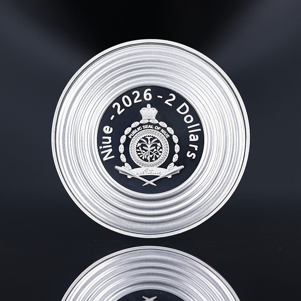 Miniaturbild: LADY WATERFALL: Wireframe Art Series - 2 Oz Silver Coin - 2$ Niue 2026