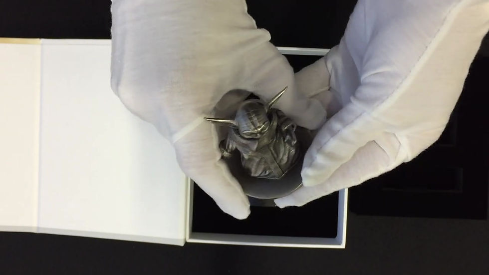 Miniaturbild: Das Kind Der Mandalorianer 150g Sterling Silber Miniatur NZ Mint Star Wars