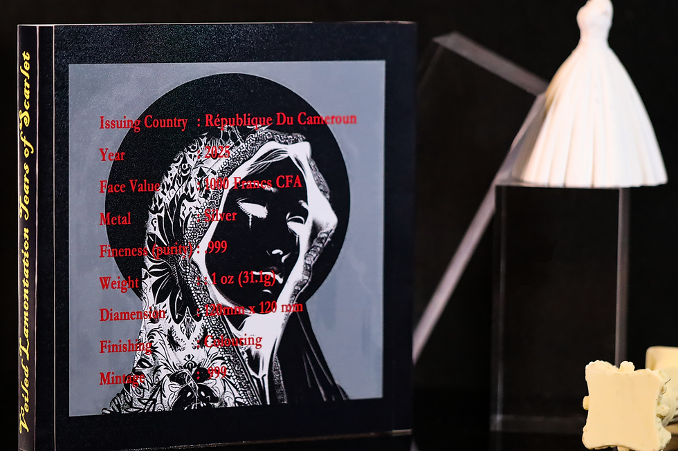 Miniatura: Veiled Lamentation Tears of Scarlet - Echoes of the Heart 1oz .999 Silver 2025