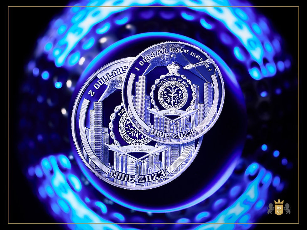 Miniatura: 2$ Cyberpunk – The Punk Universe 2oz .999 Silver BU Niue Island