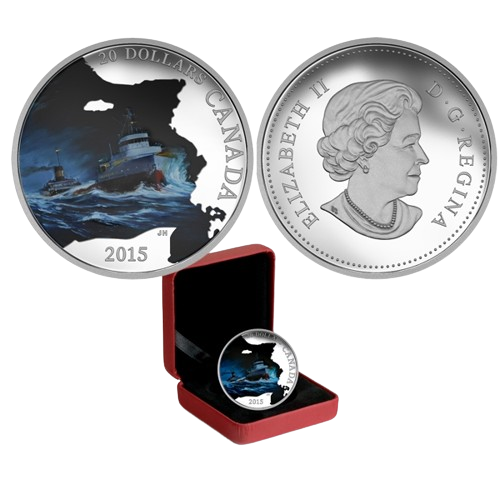 Miniatura: 2015 $20 Lost Ships in Canadian Waters - S.S. Edmund Fitzgerald