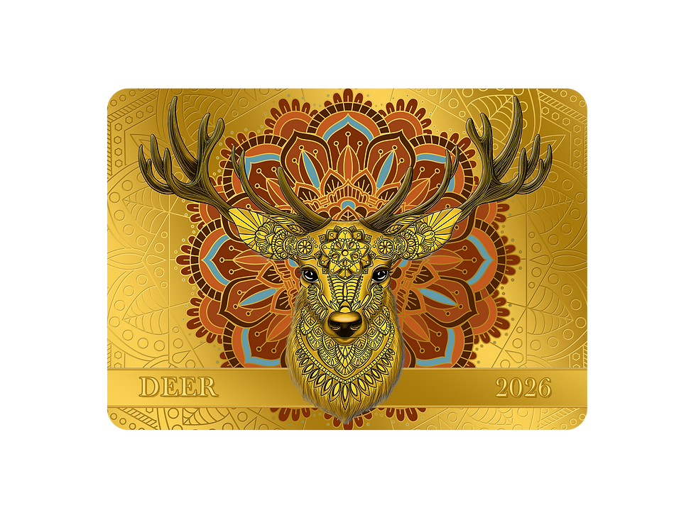 Miniatura: SPIRIT ANIMALS COLLECTION 12 x 1/200oz 999.9 Gold Coin 50 Tala Samoa 2026