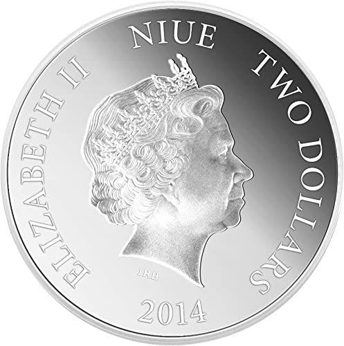 Miniatura: 2014 1 OZ SILVER COIN – HALLOWEEN: GLOW IN THE DARK – JACK-O-LANTERN
