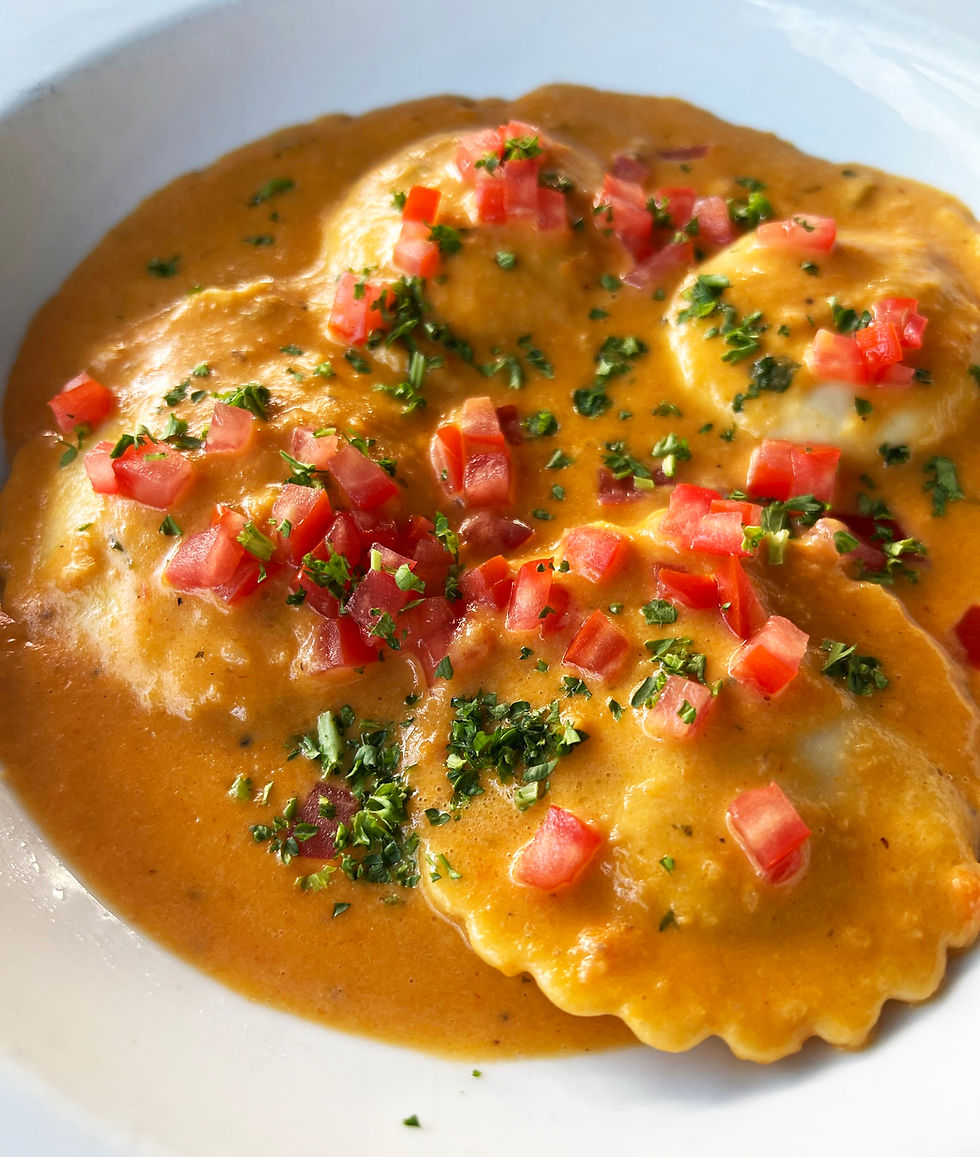 Lobster Ravioli Mother's Day feature at Delray Beach Restaurant