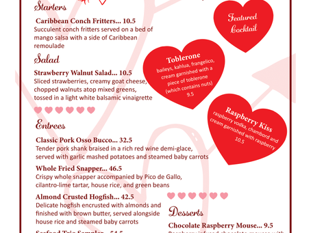 Valentine’s Day by the Water at The Crow's Nest