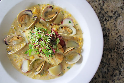 Summer Clams dinner special in Delray Beach restaurant, Henry's