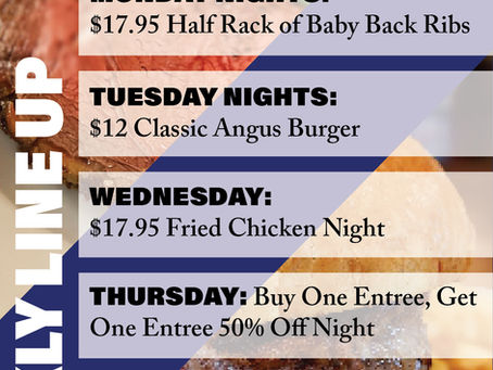 Summer Line Up | Daily Deals | Delray Beach Restaurant