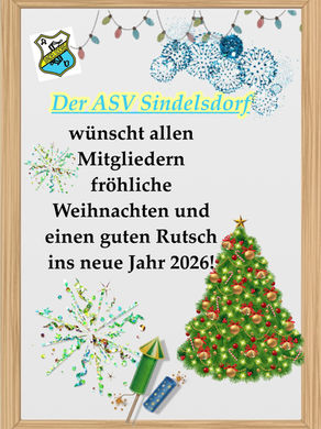 Fröhliche Weihnachten und einen guten gesunden Rutsch ins neue Jahr 2026