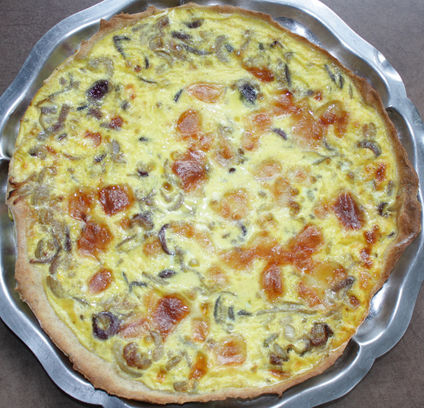 TARTE AUX OIGNONS ET FROMAGE