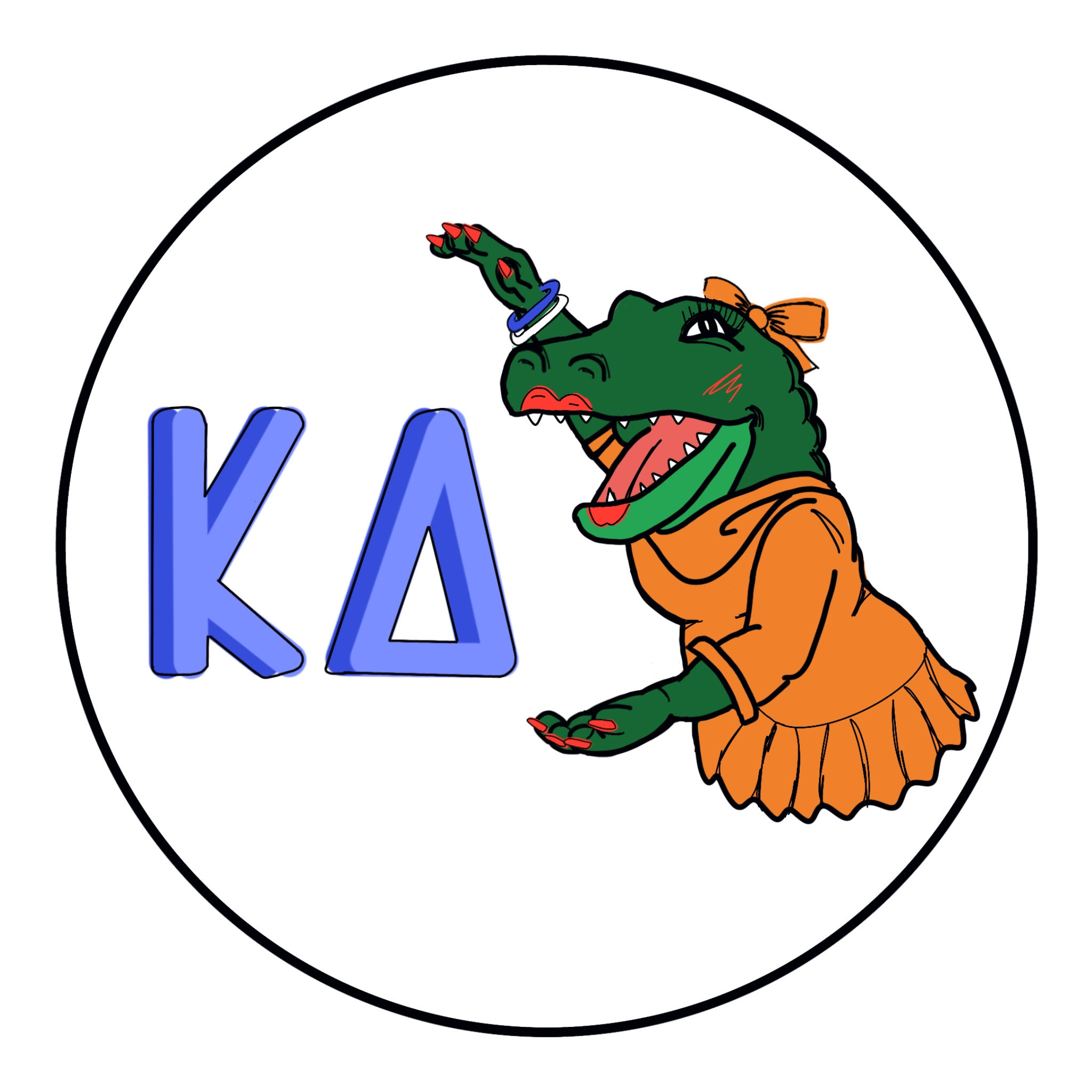 Alberta Chomp Button Pin