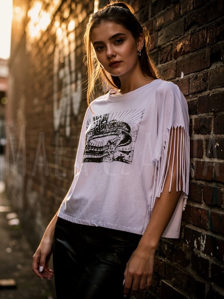 T-shirt Kato wykonany metodą druku na kamieniu