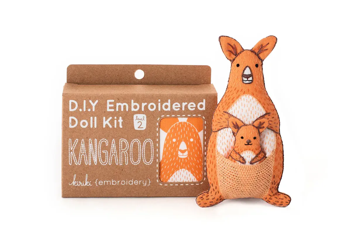 Kangaroo - Embroidery Kit