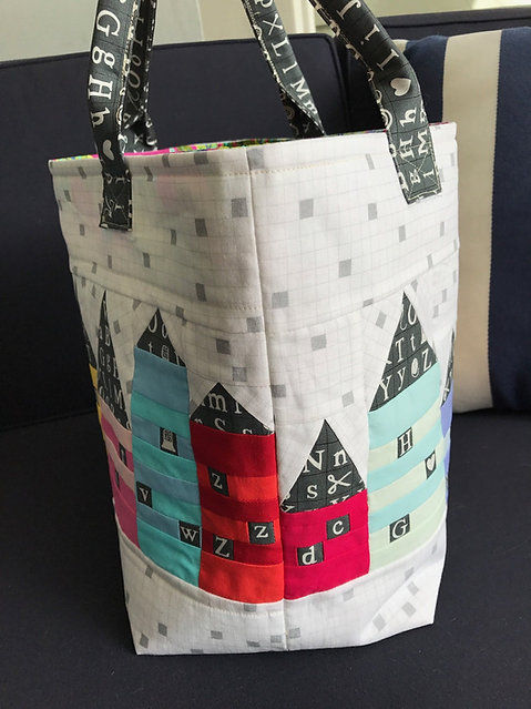 Thumbnail: Little City Project Tote Bag Pattern PDF and Video