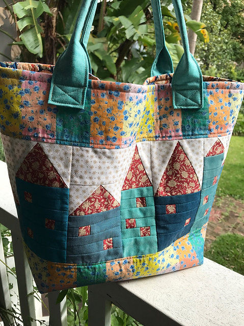 Thumbnail: Little City Project Tote Bag Pattern PDF and Video