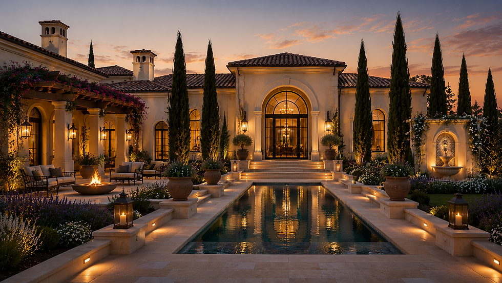 00 Mediterranean villa at sunset - Decora.png