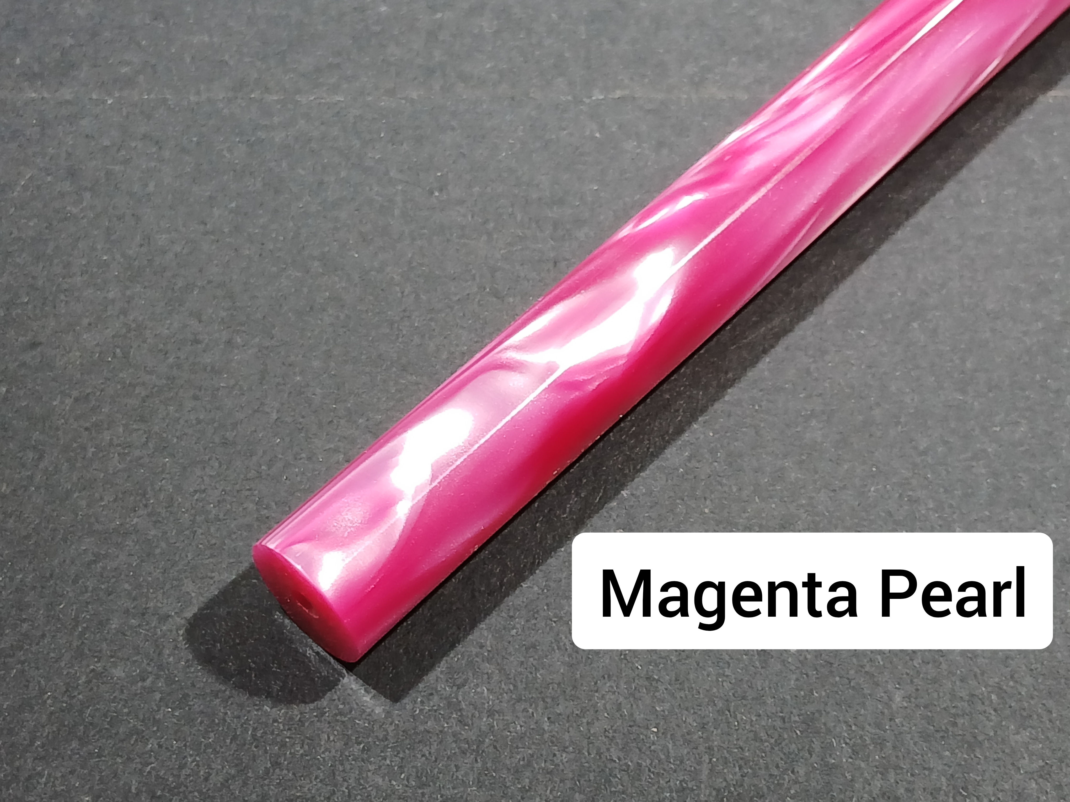 Magenta Pearl Metal Inserts