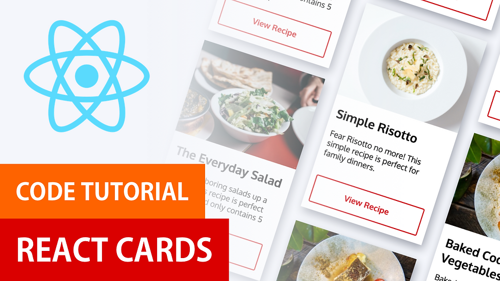 React Recipe Cards