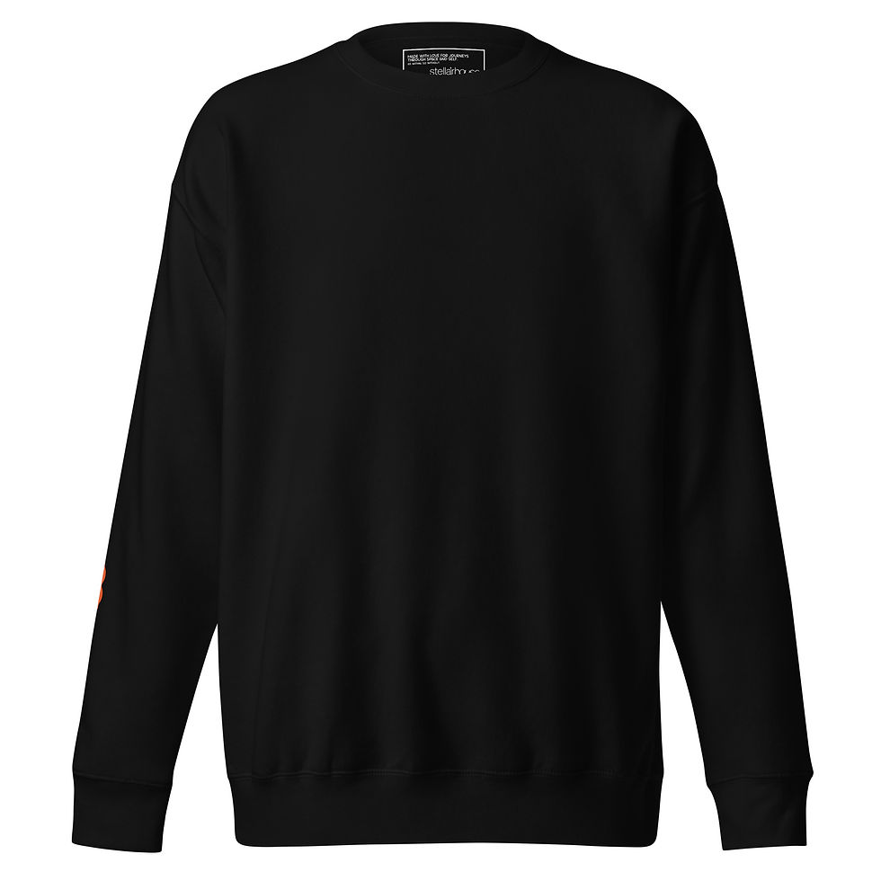 Miniatura: Spaceship Om Premium Sweatshirt