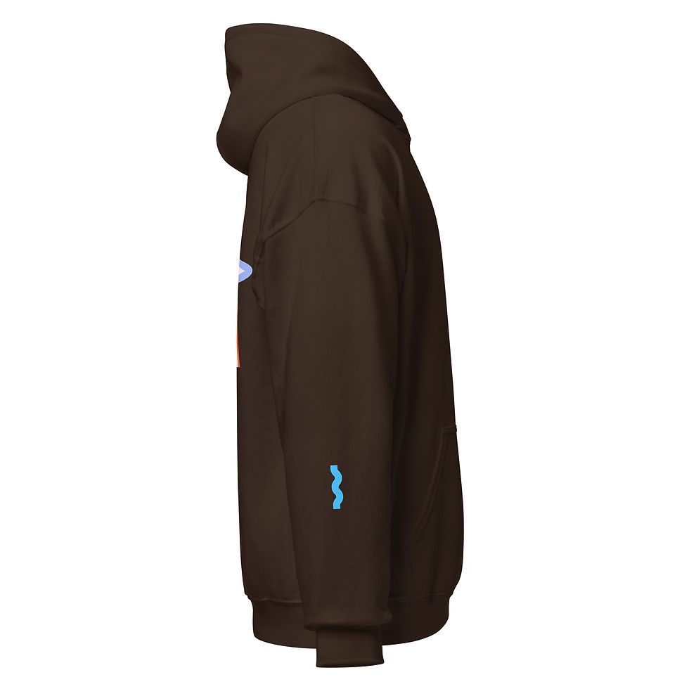 Miniatura: Spaceship Om Hoodie Color