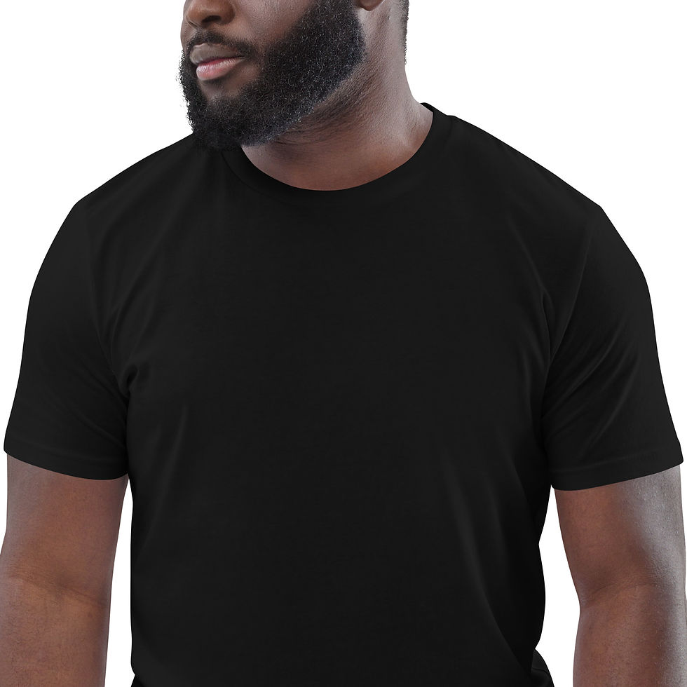 Thumbnail: Spaceship Om Red Embroidered Icon Organic T-Shirt