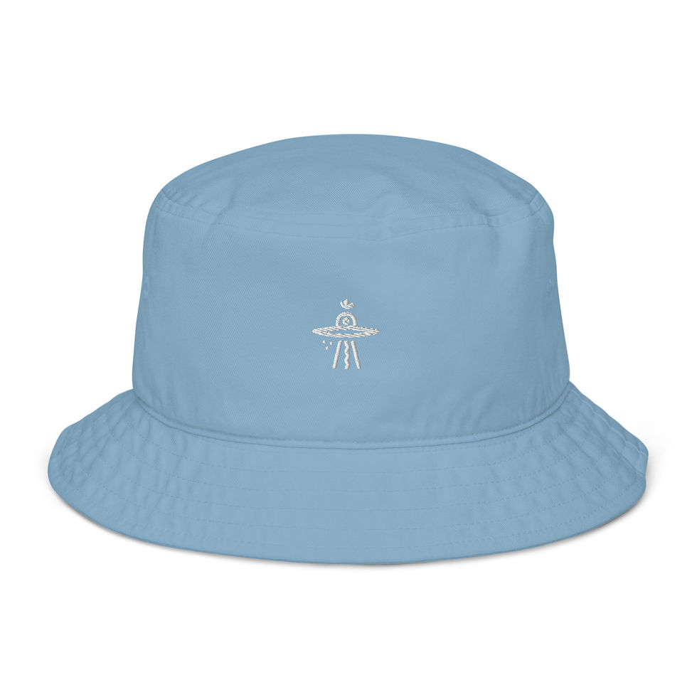 Miniatura: Spaceship Om Organic Bucket Hat