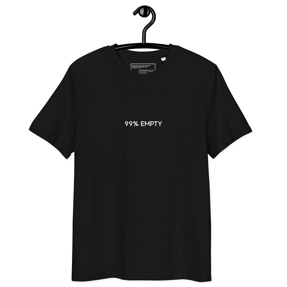 Thumbnail: 99% Empty Organic Cotton Tshirt with Spaceship Om