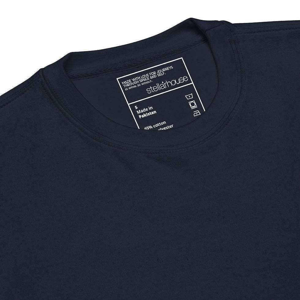 Miniatura: Spaceship Om (on red) Premium Sweatshirt