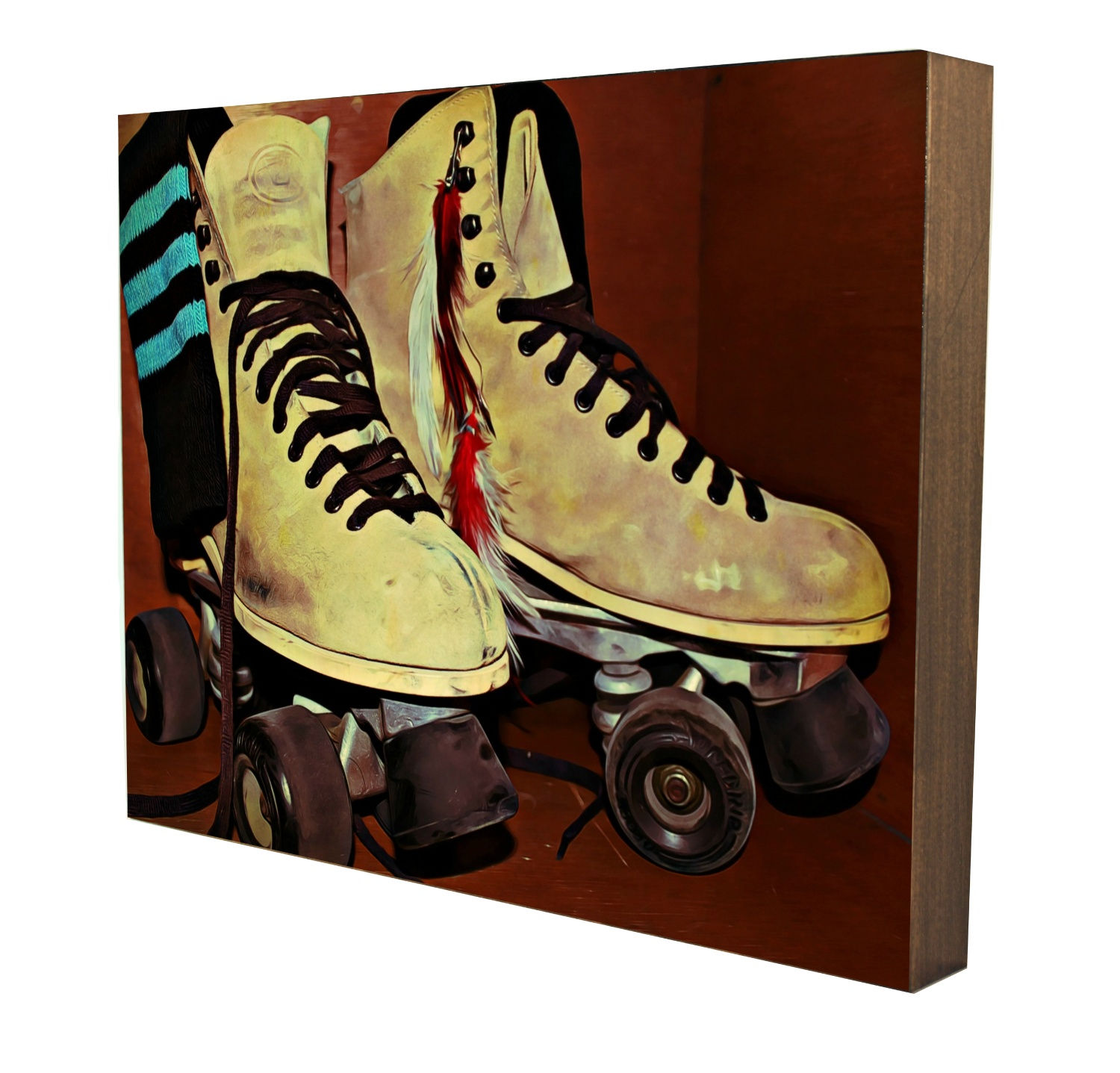 Roller Skates Handcrafted Artwork