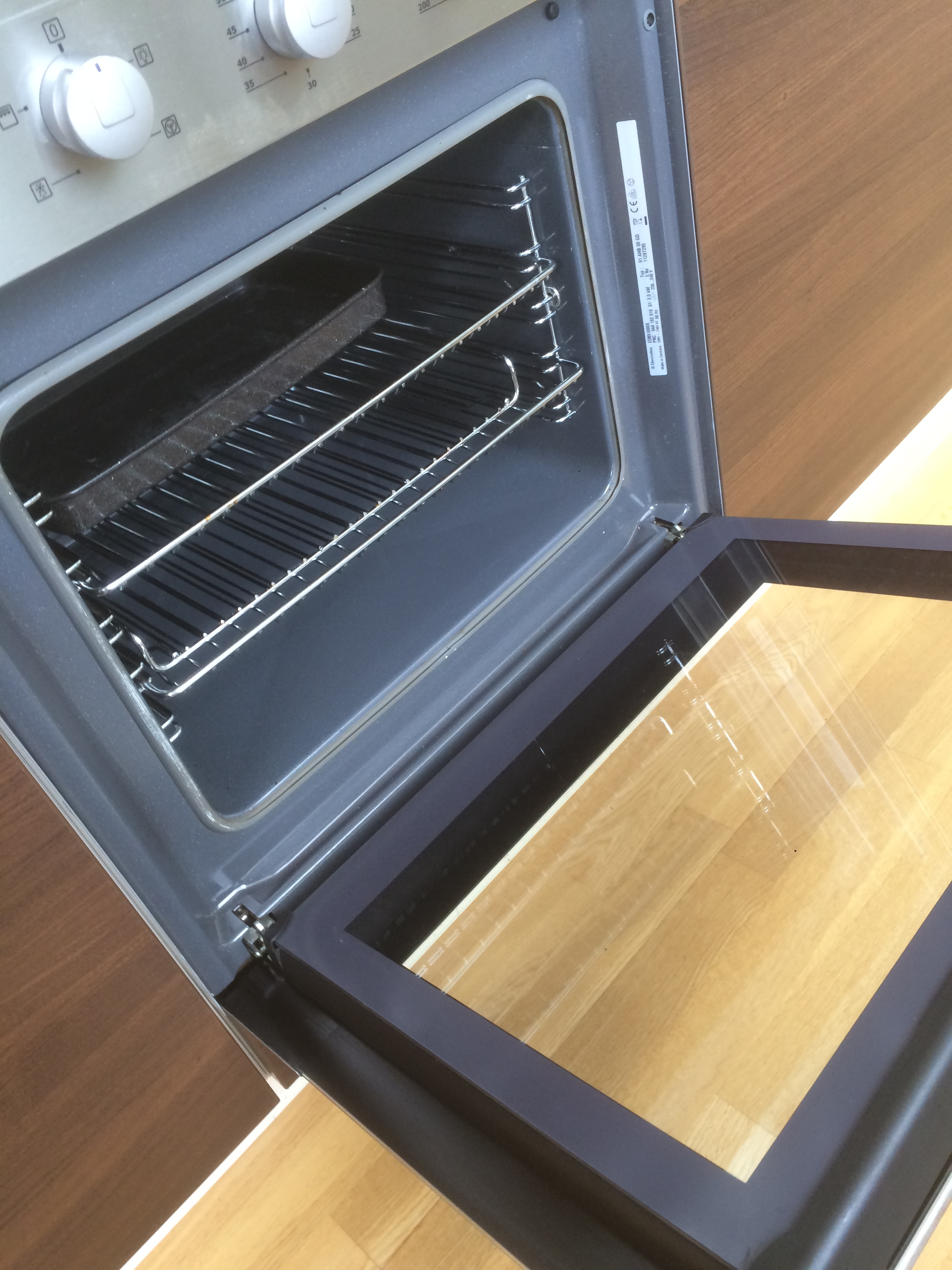 Professional oven clean