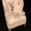 Thumbnail: Dolls house 1/12th Wing backed chair. Stag. Study chair. 
