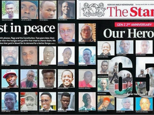Standard Front Page dedicated to the fallen