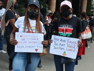 Women protest against gender based violence