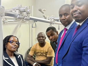 Pro bono lawyers at the bedside of the OCS Photo Courtesy: Kenya Times