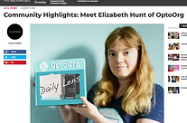 article from Voyage Raleigh Community Highlights Meet Elizabeth Hunt of OptoOrg
