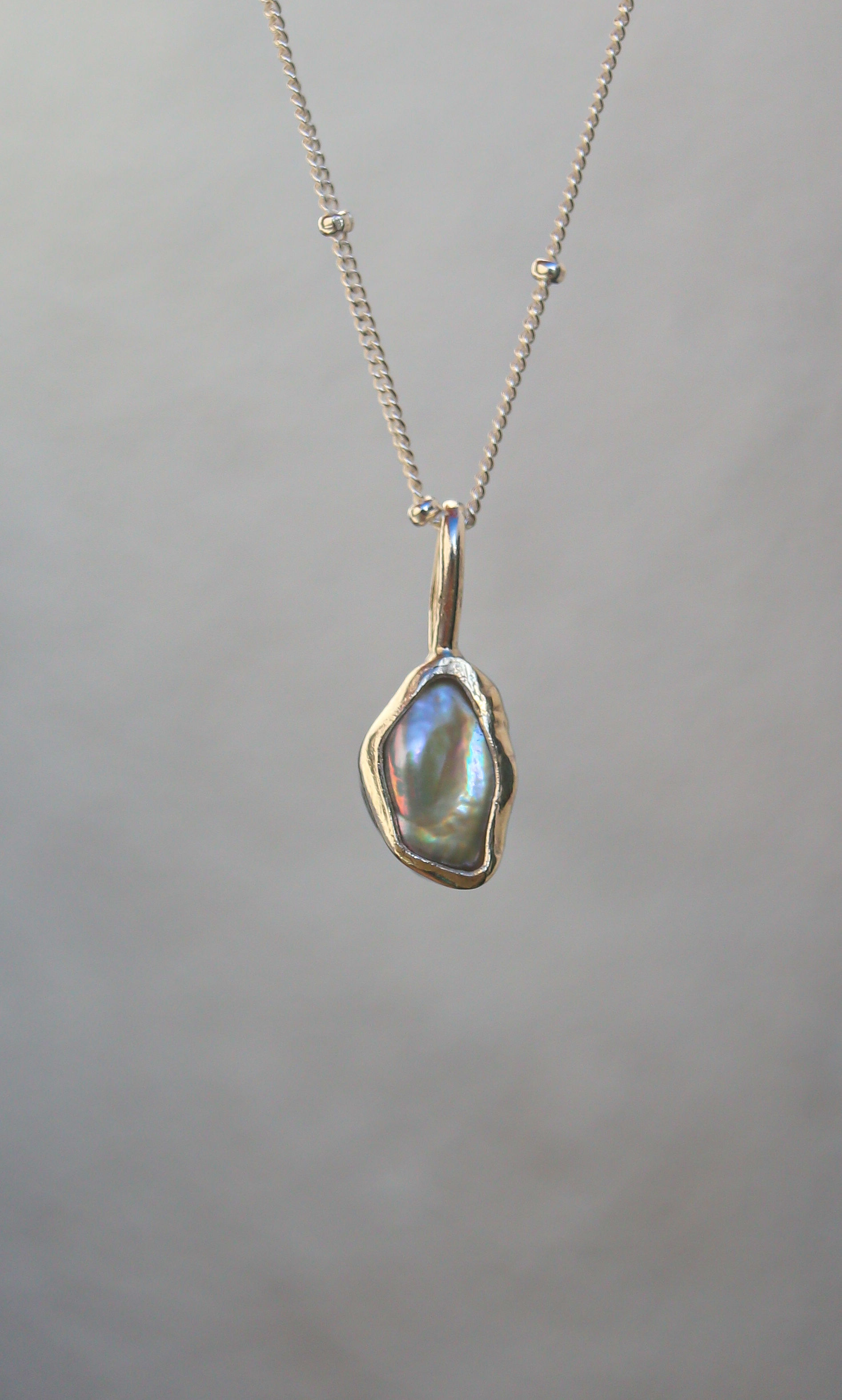 Organic Pearl Pendant