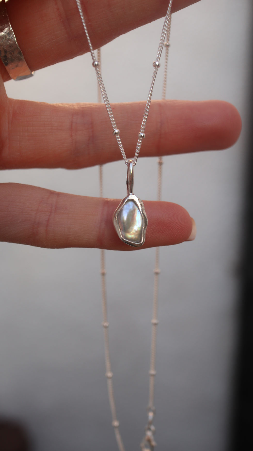 Thumbnail: Organic Pearl Pendant