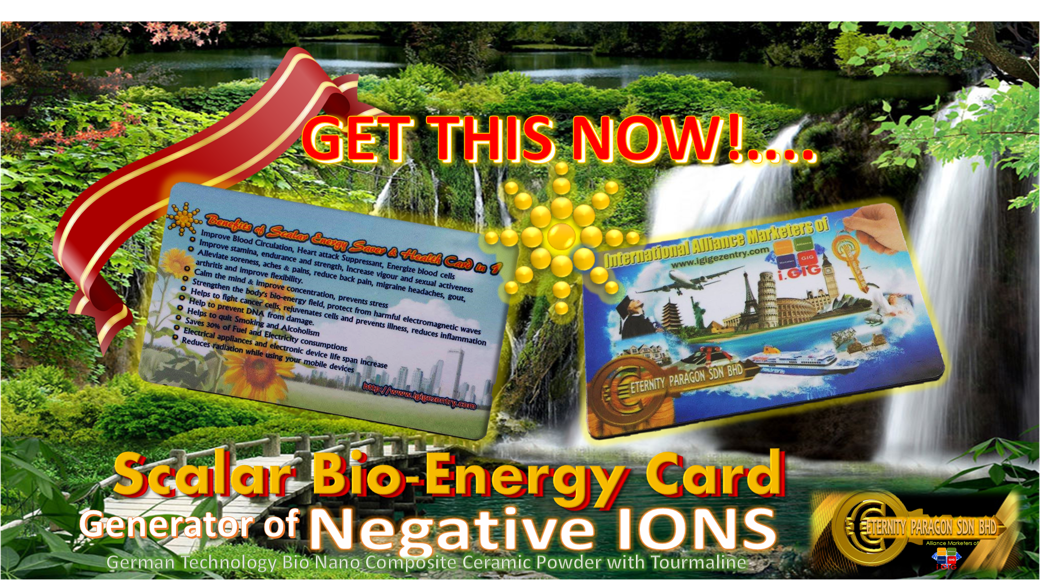 iGIG Scalar Bio-Energy & Health Super Saver Card