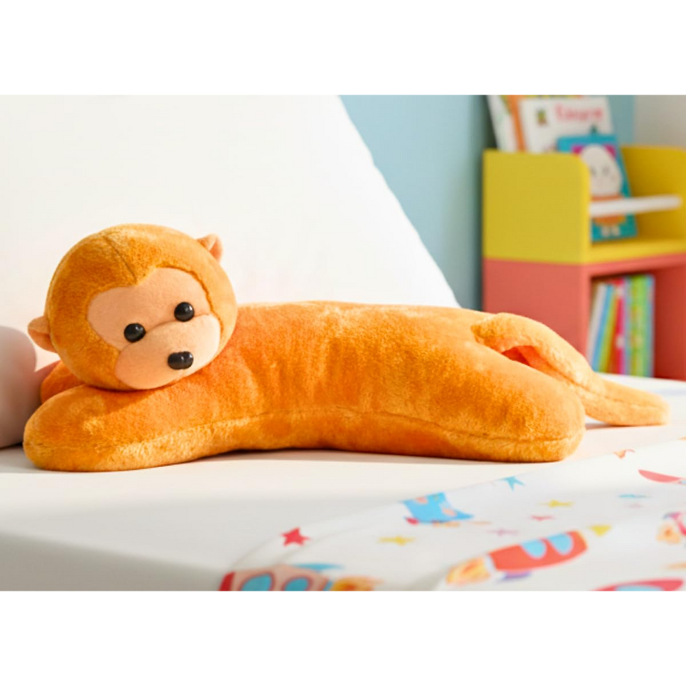 Thumbnail: Tickles Monkey Soft Animal Bolster Pillow - 40 cm