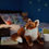 Thumbnail: Tickles Laying Fox  Toy  Brown - 22 cm