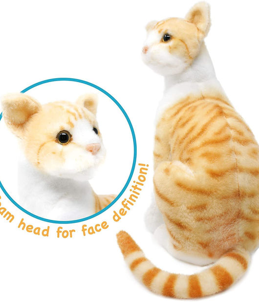 Thumbnail: Tickles Musical Soft Cat - 21 cm