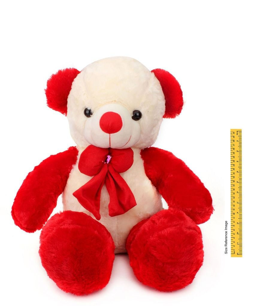 Thumbnail: Tickles Cute Red Teddy Toy 65 cm
