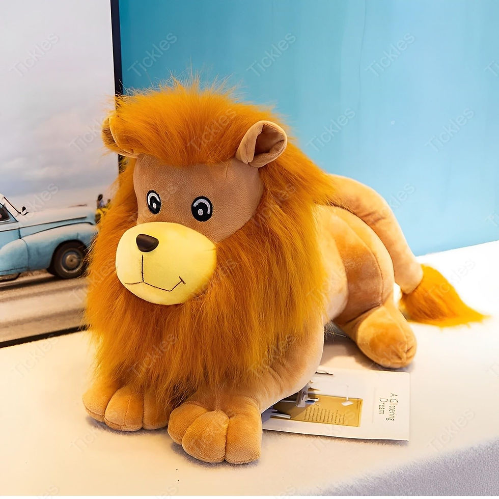 Thumbnail: Tickles Sleeping Jungle Lion Jack Toy 40 cm