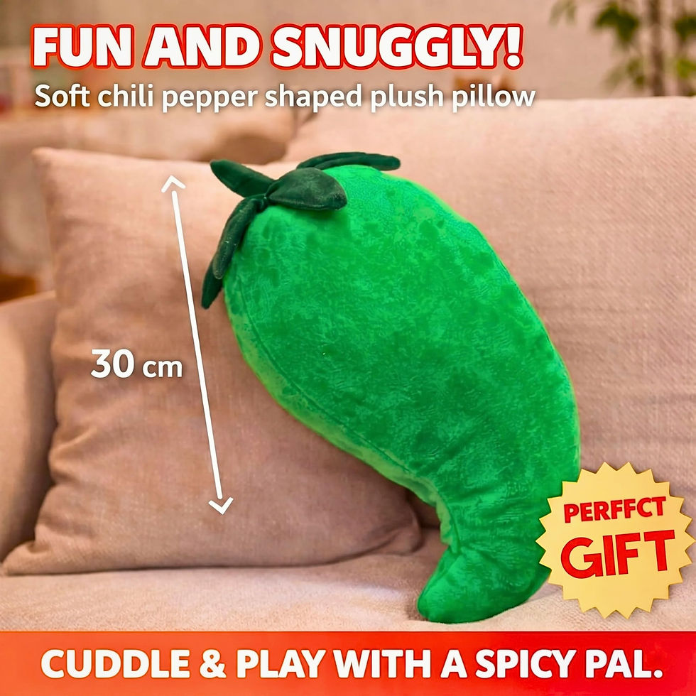 Thumbnail: Tickles Green Chilli Cushion - 30 cm