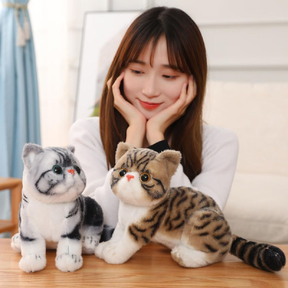 Thumbnail: Tickles Cute Cat Soft Toy - 20 cm