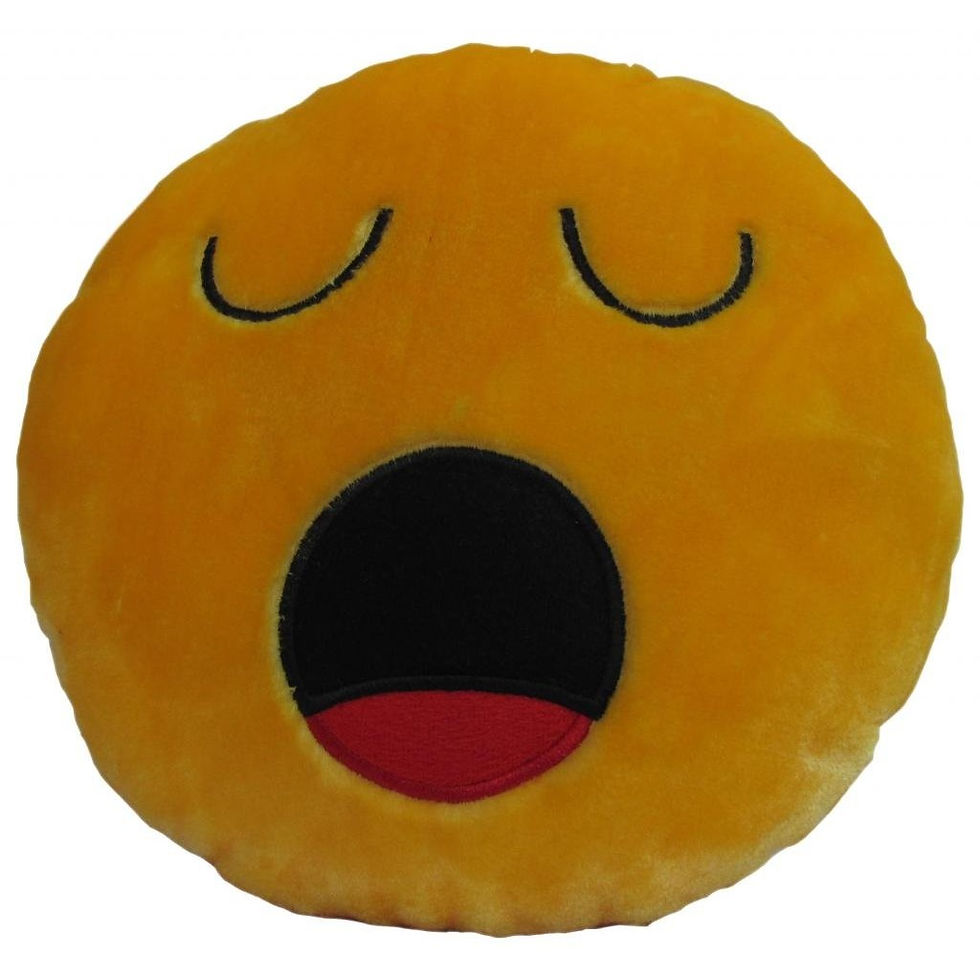 Tickles YAWN Smiley Cushion 33 cm