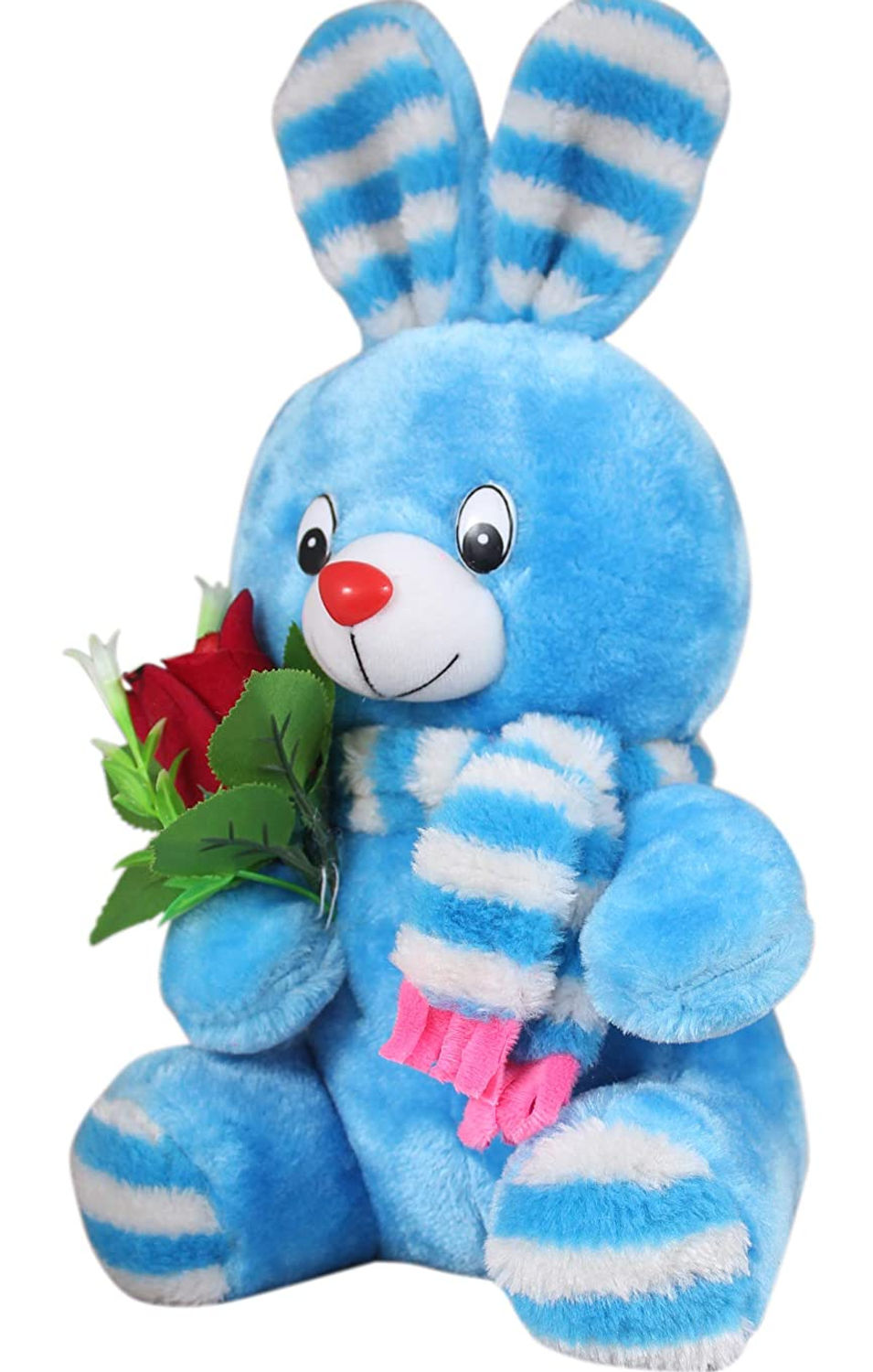 Thumbnail: Tickles Blessing Muffler Rabbit with Rose 25 CM