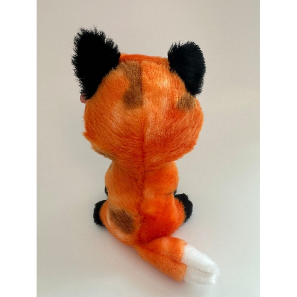 Thumbnail: Tickles Sitting Fox Glitter Eyes Soft Animal Toy - 20 cm